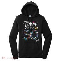 Blessed By God For 50 Years 50th Birthday Anniversary Women's Hoodie thumb 0