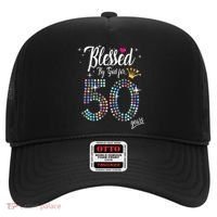 Blessed By God For 50 Years 50th Birthday Anniversary Hat thumb 0