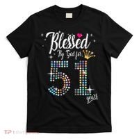 Blessed By God For 51 Years 51st Birthday Anniversary T-Shirt thumb 0