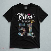 Blessed By God For 51 Years 51st Birthday Anniversary T-Shirt thumb 5