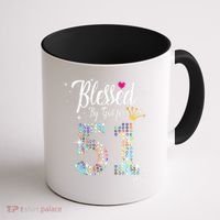 Blessed By God For 51 Years 51st Birthday Anniversary Coffee Mug thumb 1