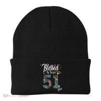 Blessed By God For 51 Years 51st Birthday Anniversary Beanie thumb 0