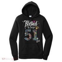 Blessed By God For 51 Years 51st Birthday Anniversary Women's Hoodie thumb 0
