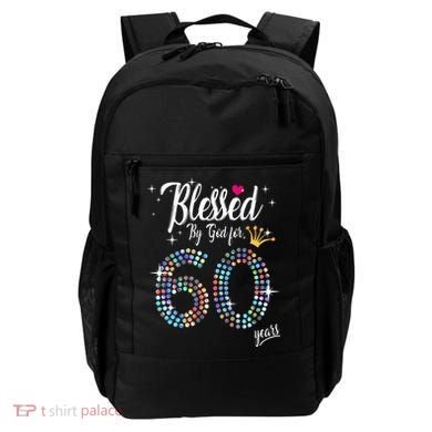 Blessed By God For 60 Years 60th Birthday Anniversary Backpack