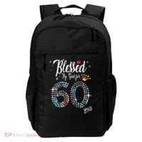 Blessed By God For 60 Years 60th Birthday Anniversary Backpack thumb 0