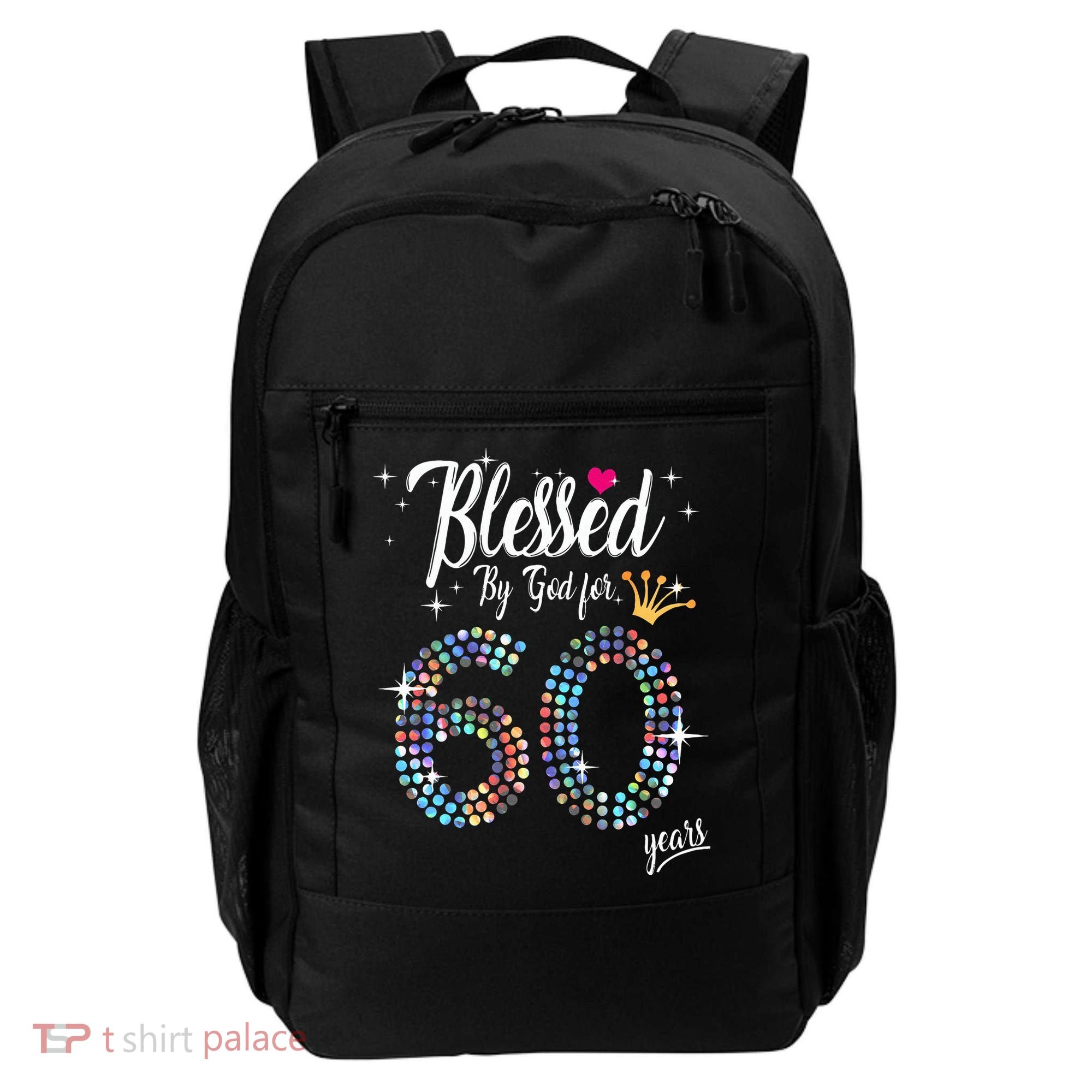 Blessed By God For 60 Years 60th Birthday Anniversary Backpack