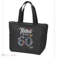Blessed By God For 60 Years 60th Birthday Anniversary Tote Bag thumb 3