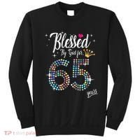 Blessed By God For 65 Years 65th Birthday Anniversary Sweatshirt thumb 0