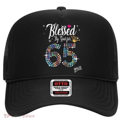 Blessed By God For 65 Years 65th Birthday Anniversary Hat