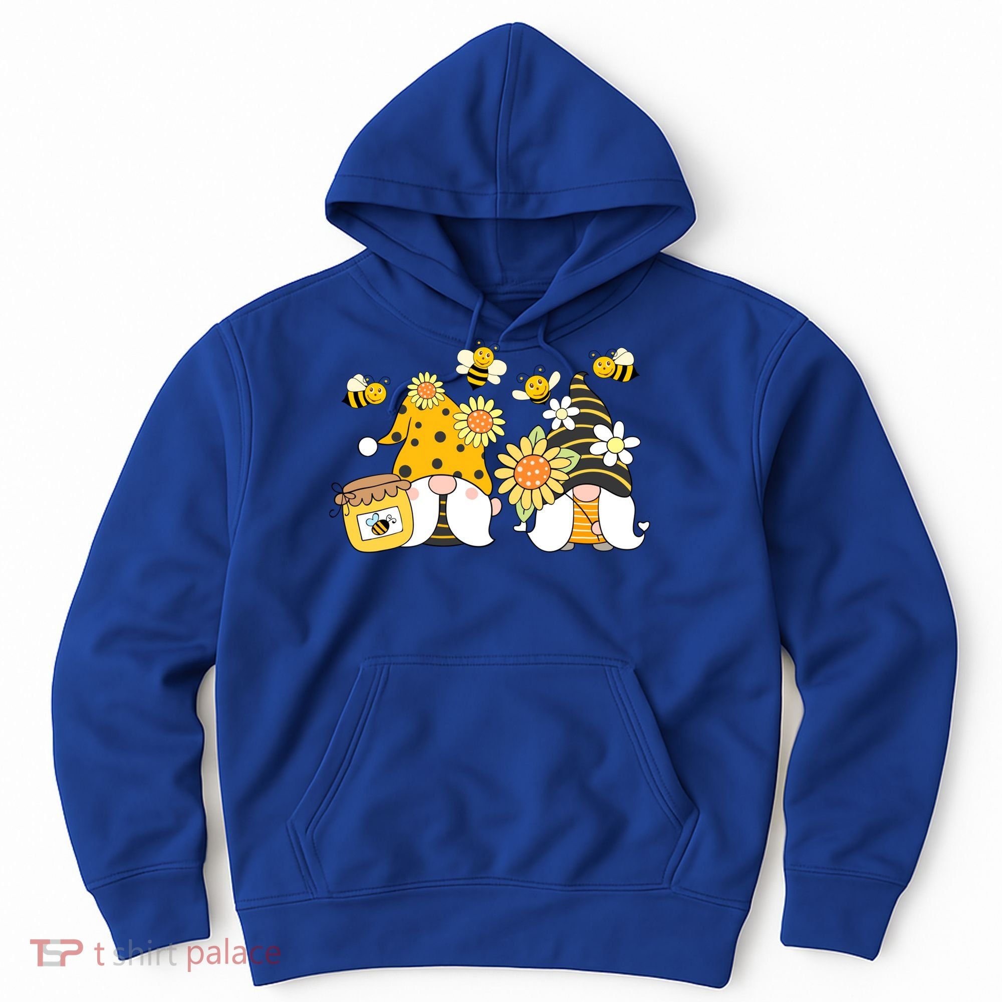 Bumble Bee Gnomes Tomte Scandinavian Gnome Bee Ornats Great Gift Hoodie