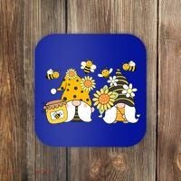 Bumble Bee Gnomes Tomte Scandinavian Gnome Bee Ornats Great Gift Coaster thumb 0