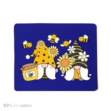 Bumble Bee Gnomes Tomte Scandinavian Gnome Bee Ornats Great Gift Mousepad