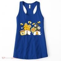 Bumble Bee Gnomes Tomte Scandinavian Gnome Bee Ornats Great Gift Women's Tank Top thumb 0