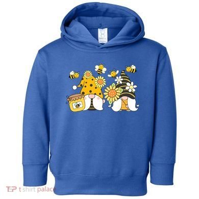 Bumble Bee Gnomes Tomte Scandinavian Gnome Bee Ornats Great Gift Toddler Hoodie