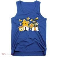 Bumble Bee Gnomes Tomte Scandinavian Gnome Bee Ornats Great Gift Tank Top thumb 0
