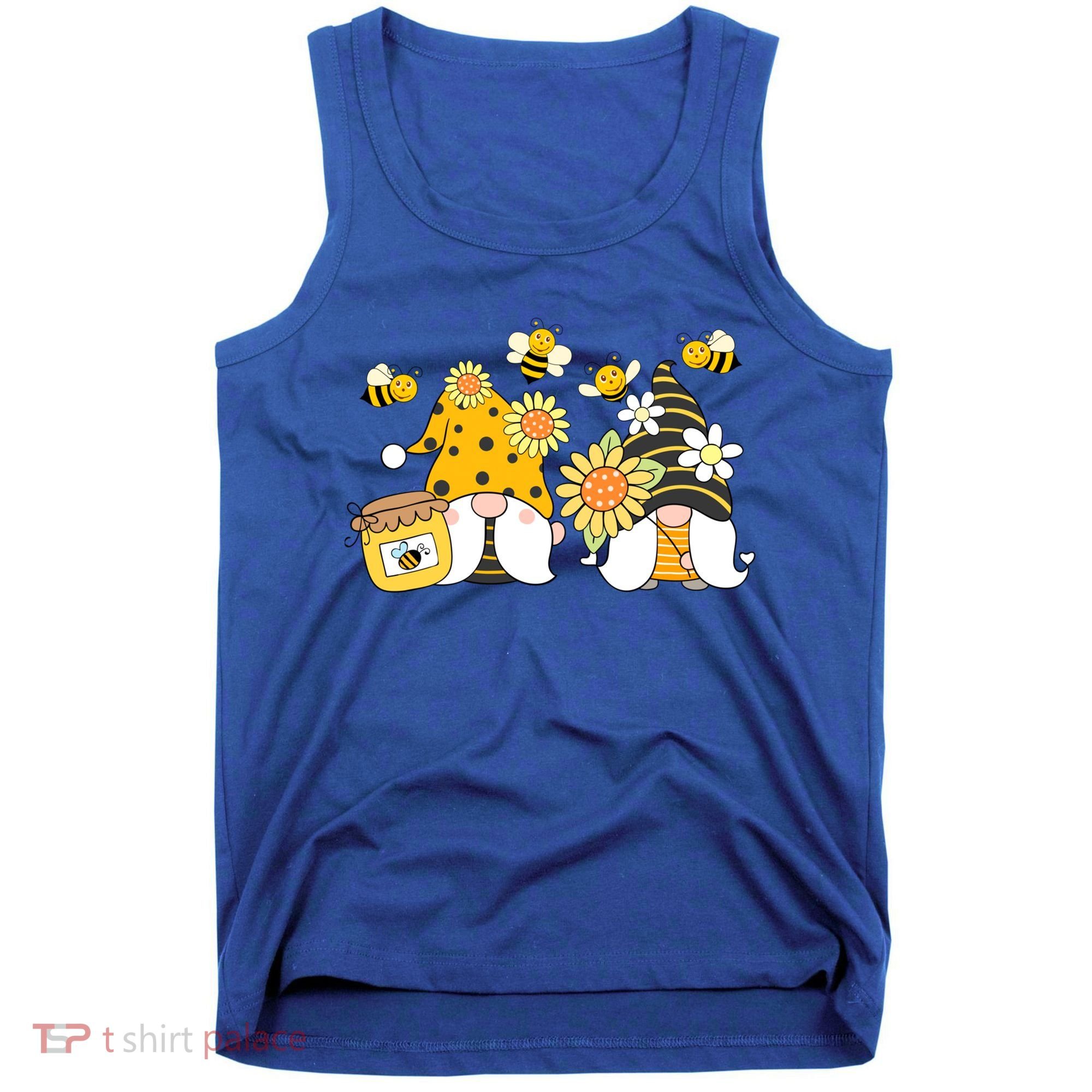 Bumble Bee Gnomes Tomte Scandinavian Gnome Bee Ornats Great Gift Tank Top