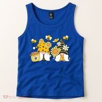 Bumble Bee Gnomes Tomte Scandinavian Gnome Bee Ornats Great Gift Tank Top thumb 2
