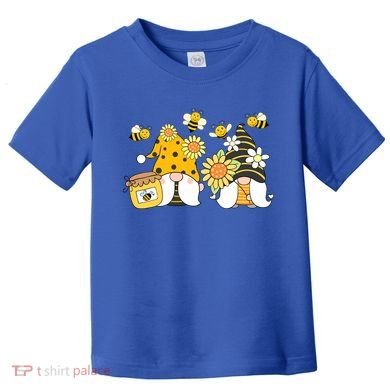 Bumble Bee Gnomes Tomte Scandinavian Gnome Bee Ornats Great Gift Toddler T-Shirt