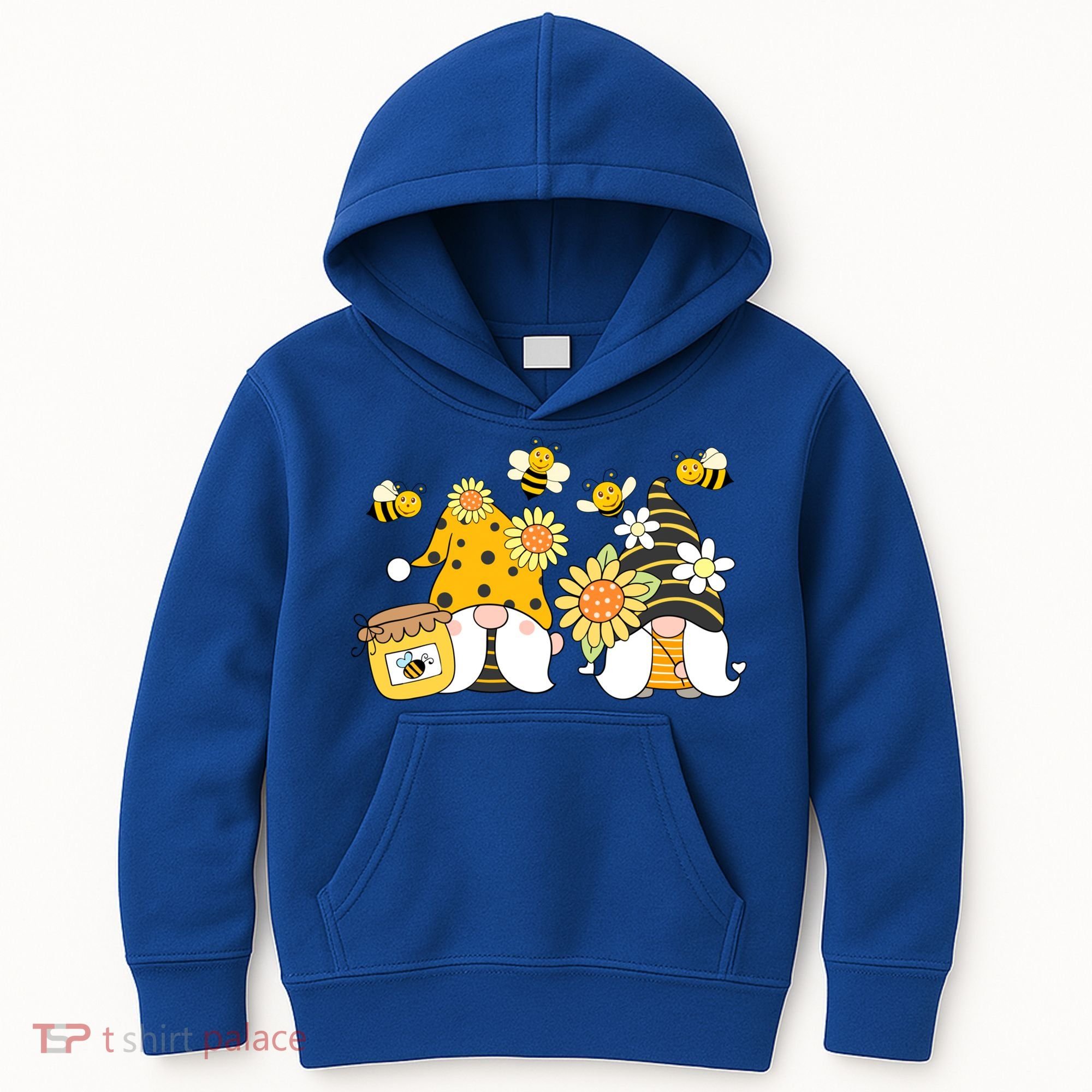 Bumble Bee Gnomes Tomte Scandinavian Gnome Bee Ornats Great Gift Kids Hoodie