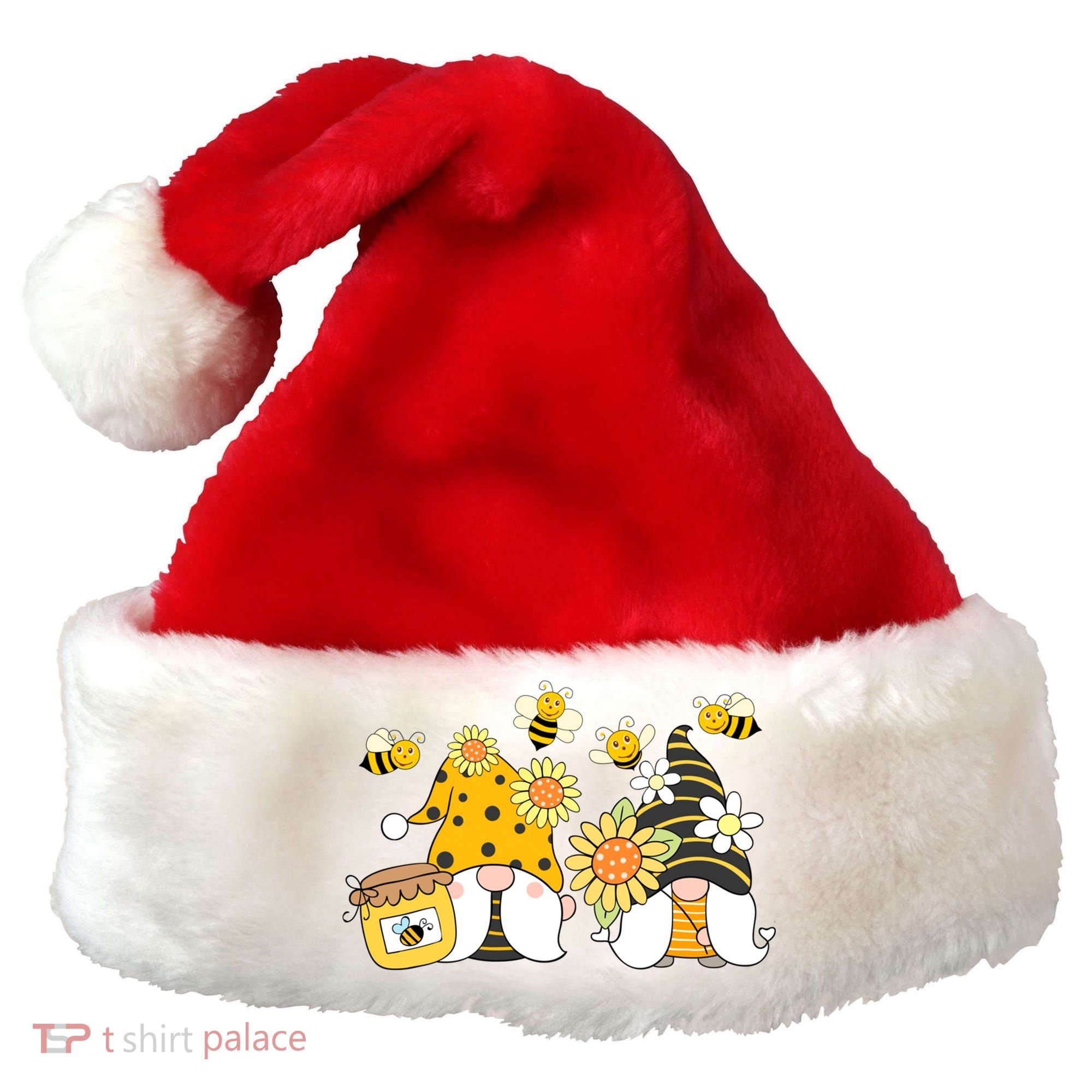 Bumble Bee Gnomes Tomte Scandinavian Gnome Bee Ornats Great Gift Santa Hat