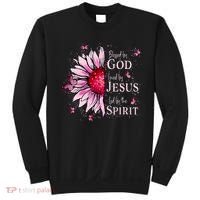 Blessed By God Loved By Jesus Sunflower  Sweatshirt thumb 0
