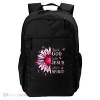 Blessed By God Loved By Jesus Sunflower  Backpack thumb 0