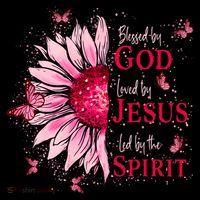Blessed By God Loved By Jesus Sunflower  Coffee Mug thumb 5