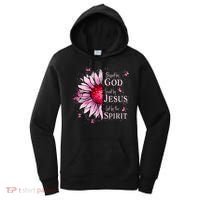 Blessed By God Loved By Jesus Sunflower  Women's Hoodie thumb 0