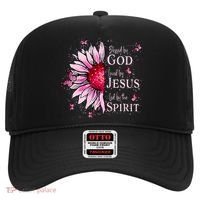 Blessed By God Loved By Jesus Sunflower  Hat thumb 0