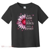 Blessed By God Loved By Jesus Sunflower  Toddler T-Shirt thumb 0