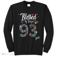 Blessed By God For 93 Years 93rd Birthday Anniversary Sweatshirt thumb 0