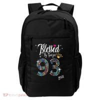 Blessed By God For 93 Years 93rd Birthday Anniversary Backpack thumb 0