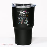 Blessed By God For 93 Years 93rd Birthday Anniversary Tumbler thumb 0