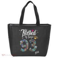 Blessed By God For 93 Years 93rd Birthday Anniversary Tote Bag thumb 0