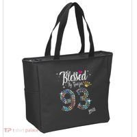 Blessed By God For 93 Years 93rd Birthday Anniversary Tote Bag thumb 2