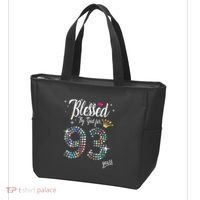 Blessed By God For 93 Years 93rd Birthday Anniversary Tote Bag thumb 3
