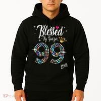 Blessed By God For 99 Years 99th Birthday Anniversary Hoodie thumb 2