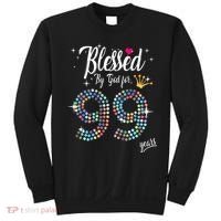Blessed By God For 99 Years 99th Birthday Anniversary Sweatshirt thumb 0