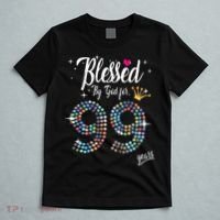 Blessed By God For 99 Years 99th Birthday Anniversary T-Shirt thumb 5