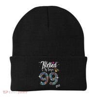 Blessed By God For 99 Years 99th Birthday Anniversary Beanie thumb 0