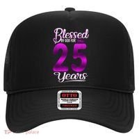 Blessed by God for 25 Years Old 25th Birthday Present Gifts Crown Hat thumb 0