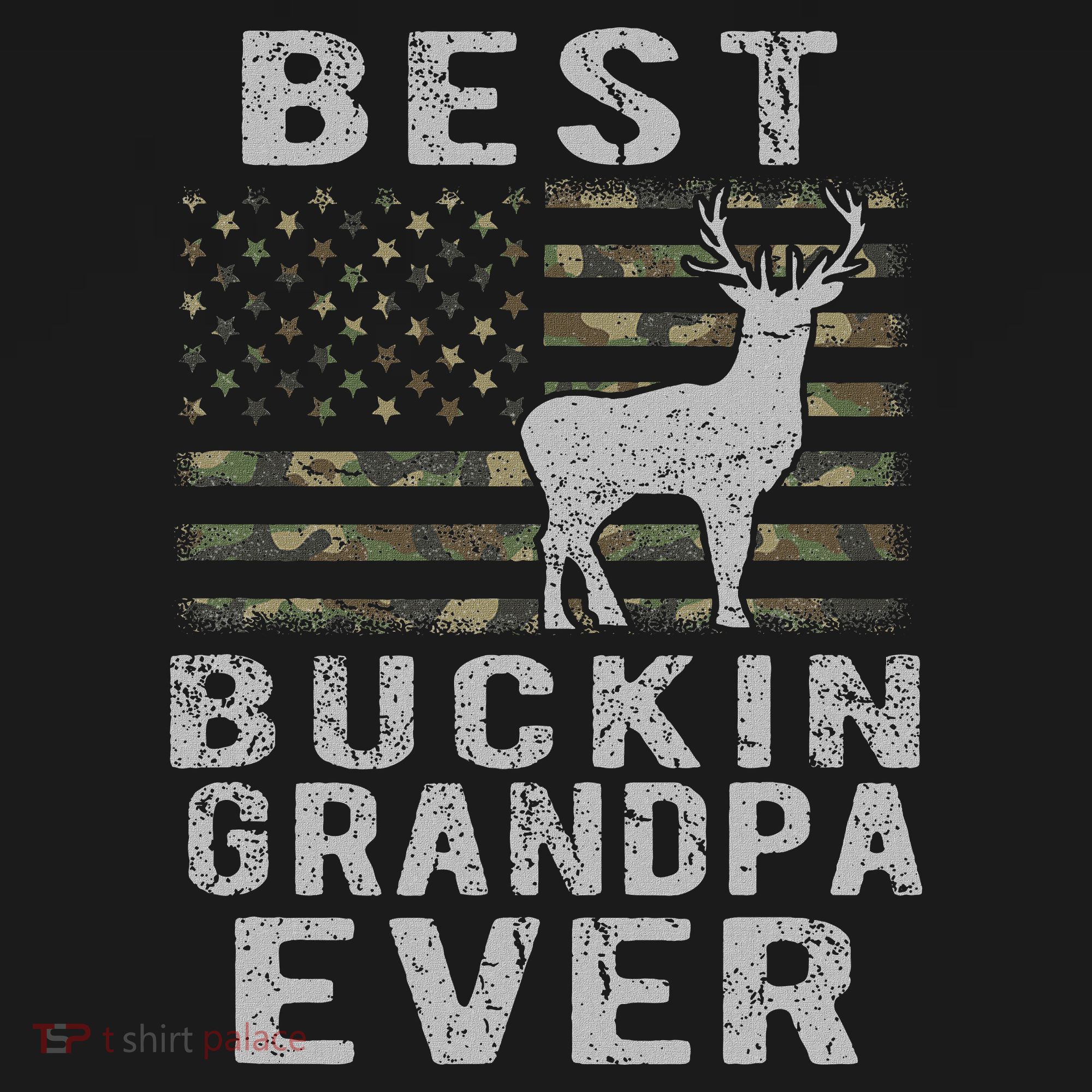Best Bucking Grandpa Ever Camouflage Us Flag Deer Hunting Visor