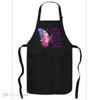 Blessed By God Loved By Jesus Butterfly Christian Apron thumb 0