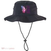 Blessed By God Loved By Jesus Butterfly Christian Bucket Hat thumb 0
