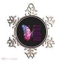 Blessed By God Loved By Jesus Butterfly Christian Ornament thumb 0
