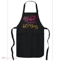 Blessed By God For 60 Years Old Wo 60th Birthday Apron thumb 0