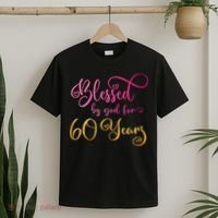 Blessed By God For 60 Years Old Wo 60th Birthday T-Shirt thumb 2