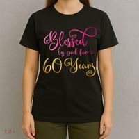 Blessed By God For 60 Years Old Wo 60th Birthday T-Shirt thumb 4