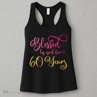 Blessed By God For 60 Years Old Wo 60th Birthday Women's Tank Top thumb 3