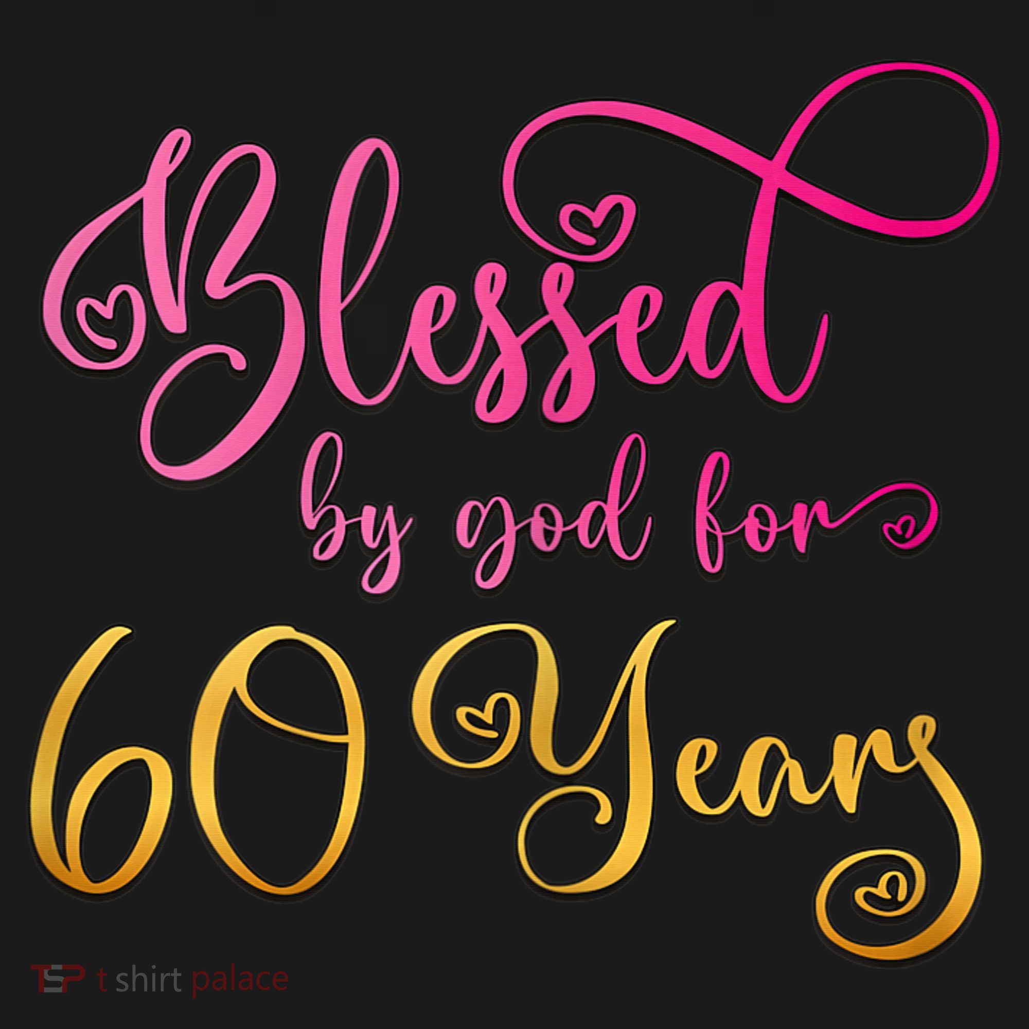 Blessed By God For 60 Years Old Wo 60th Birthday Women's Tank Top